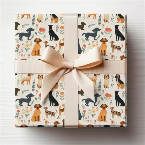 Weenie Dog Wrapping Paper