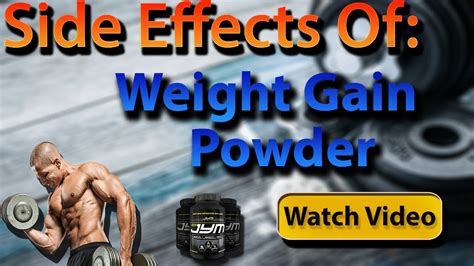 Weight Gain Powder Side Effects