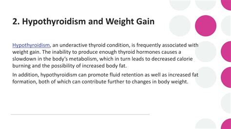Weight Gain Sluggish Thyroid