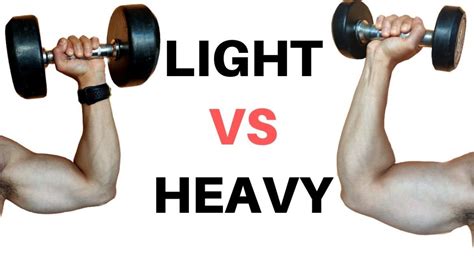 Weight Lifting Heavy Vs Light