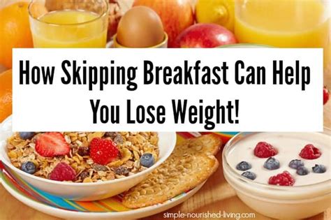 Weight Loss Skipping Breakfast