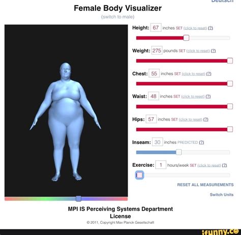 weight visualizer female