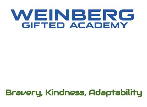 Logo options Weinberg Gifted Academy PTO