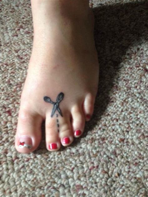 Weird Toe Tattoo