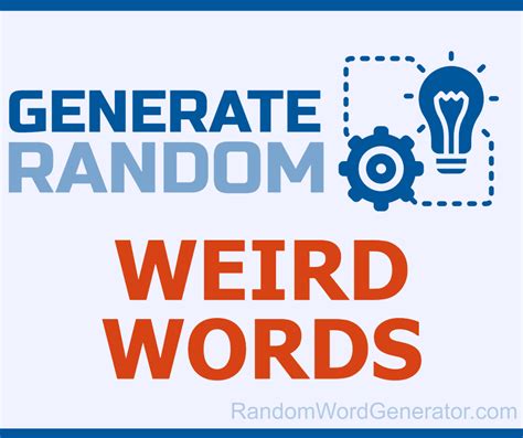 weird words in english generator