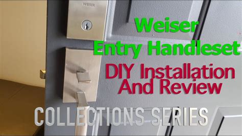 Weiser Front Door Handle Installation