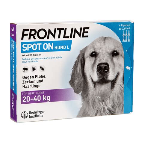 Frontline Spot On Hund L Vet. Lösung » Informationen und Inhaltsstoffe