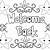 welcome back coloring pages