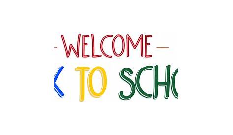 Welcome Back To School Royalty Free Vector Image