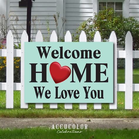 Missionary home signs, home banners