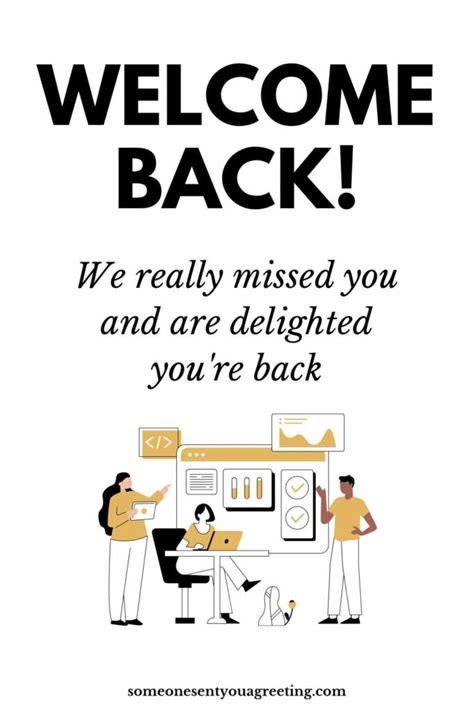 welcome back to work email examples
