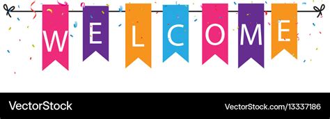 welcome bunting printable free