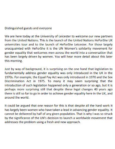 welcome introducing a guest speaker speech examples pdf