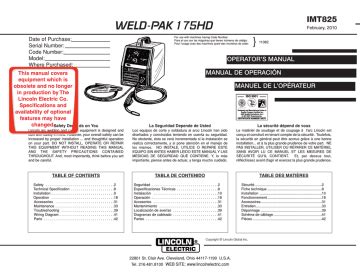 Weld Pak 175Hd