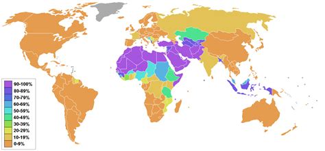 welk land heeft de meeste moslims