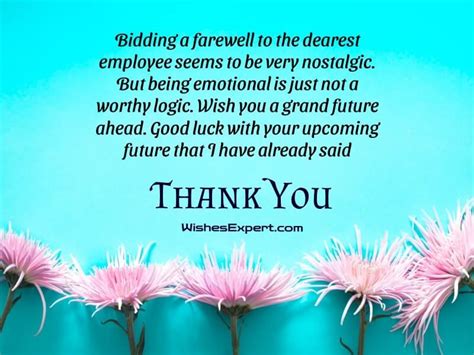 well wishes leaving job