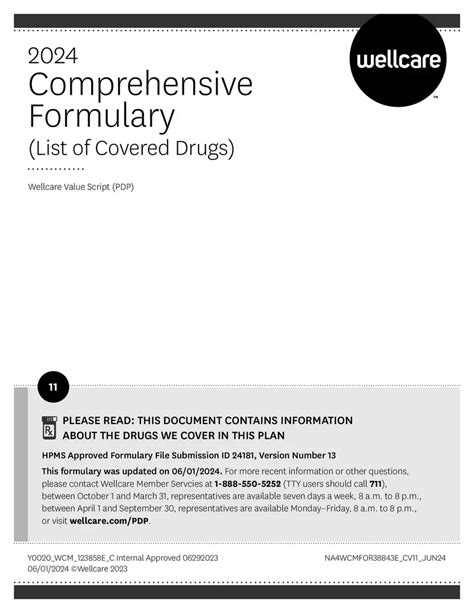 Wellcare Value Script Formulary 2025 Pdf Free Download June K. Warren