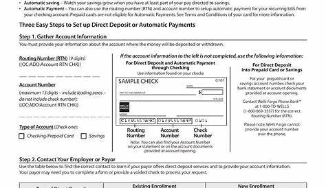 Wells Fargo Printable Checks