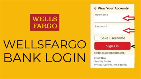 wells fargo bank login online bill pay