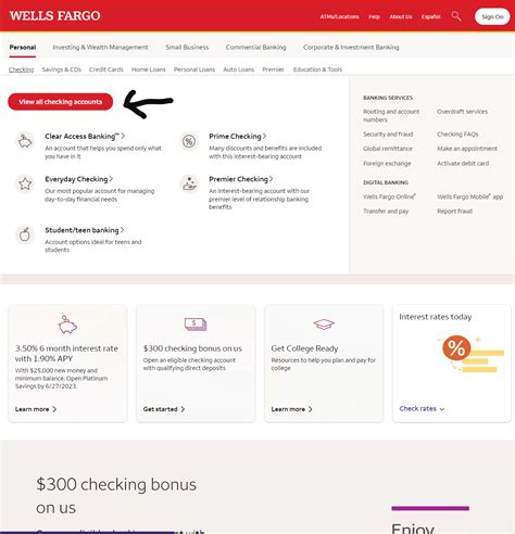 wells fargo fees checking account