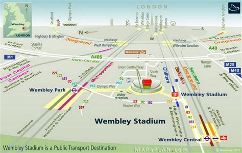 wembley stadium station rail map