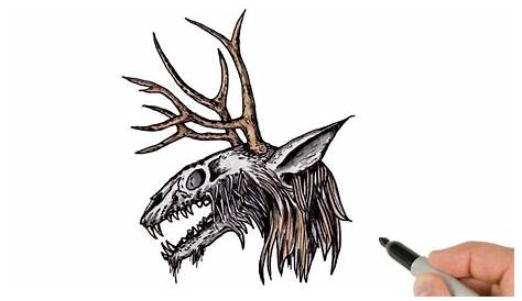 Inktober Day 12: Wendigo by invisibleninja12 | Fantasy creatures art