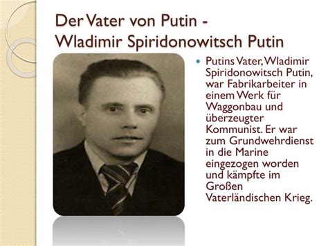 wer ist der vater von putin