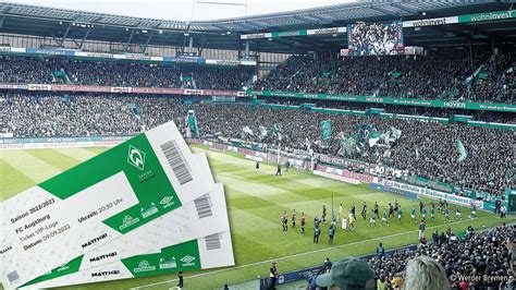 werder bremen spiel tickets