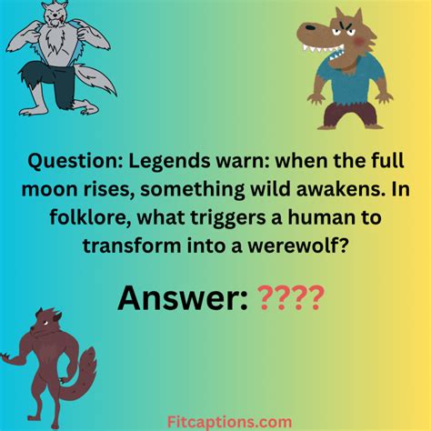 Werewolf Questions