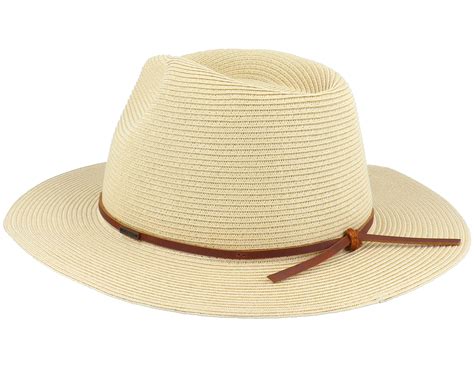 wesley straw packable fedora