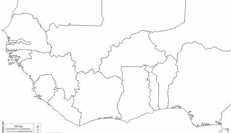 West Africa Map Blank Printable Printable