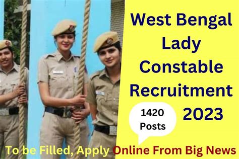 west bengal lady constable recruitment