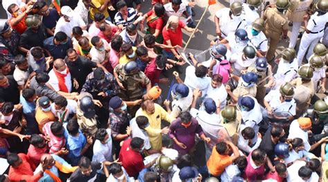 west bengal police station protest