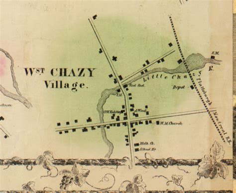 West Chazy Ny Map