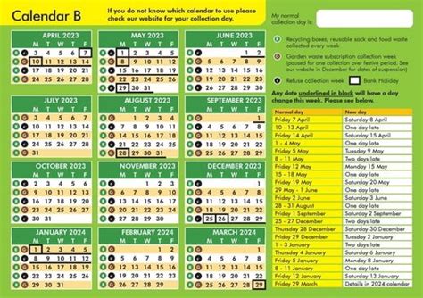 West Devon Waste Collection Calendar 2024