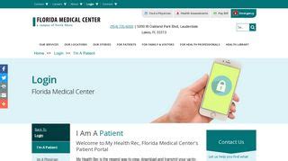 west florida hospital patient portal login