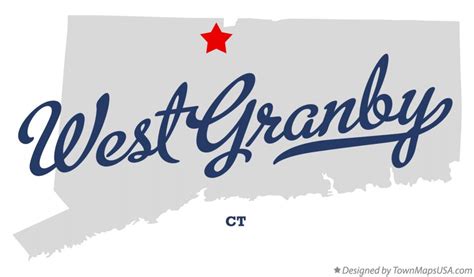 West Granby Ct Map