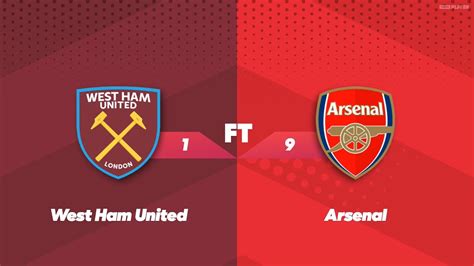 west ham and arsenal score