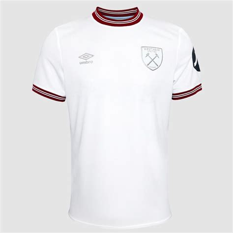 west ham away kit unsponsored