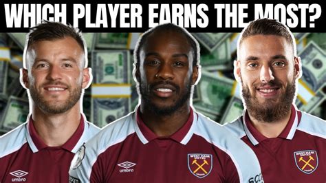 west ham players wages
