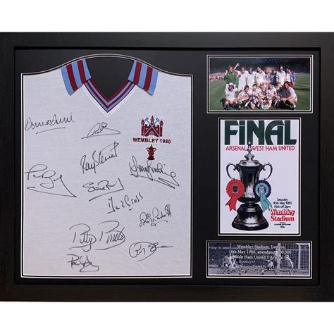 west ham signed memorabilia