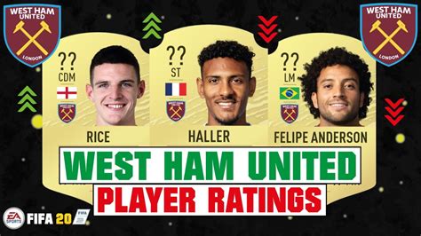 west ham united player ratings