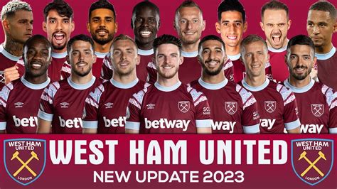 west ham united squad 2022