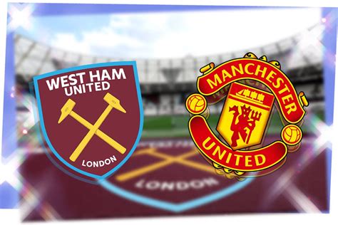 west ham v man u tv