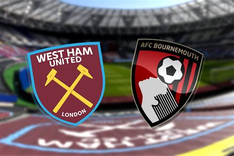 west ham vs bournemouth tv