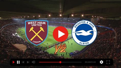 west ham vs brighton on tv