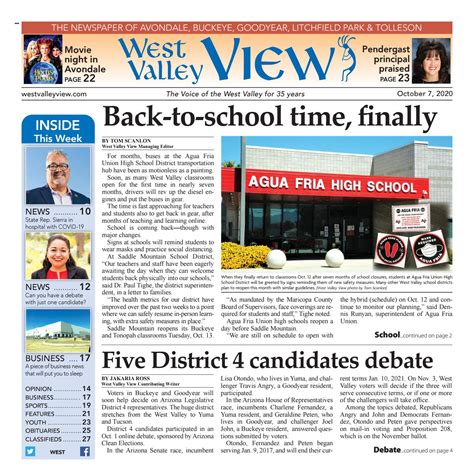 west valley view newspaper