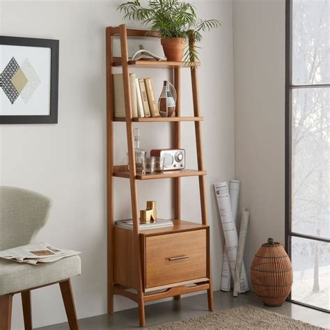 West Elm Midcentury Acorn Bookcase 3D model CGTrader