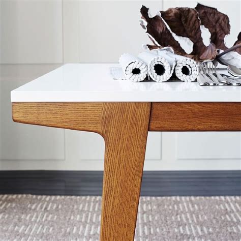 MidCentury Expandable Dining Table Walnut west elm Australia