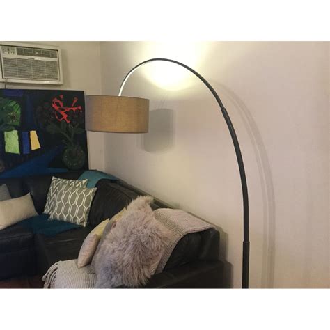 Overarching Curvilinear MidCentury Floor Lamp west elm UK